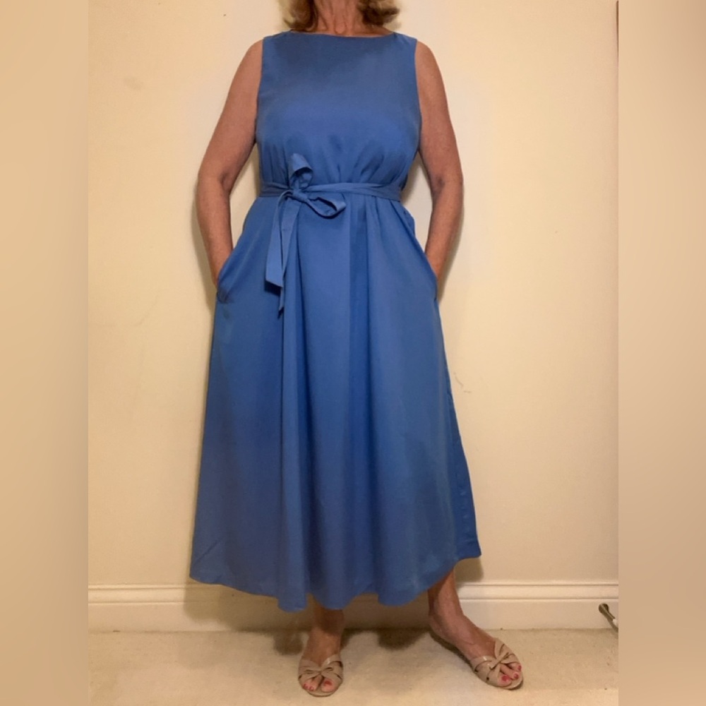 Blue Sleeveless Dress by J McLaughlin